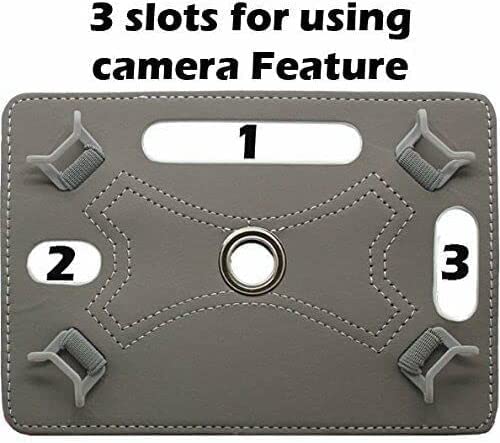 DV 10inch Tablet Case Cover - Universal Leather Stand Case Folio Cover Magic Leather 360° Rotating Case Fits for ALL 10" Inch & 10.1" Inch Android Tablets tab