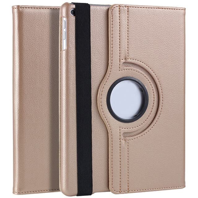 (DV) iPad 9.7inch 360° Rotating Case Cover For Apple iPad 9.7" Air1/ Air 2 & 5th Gen 2017-6th Gen 2018 Smart PU Leather Cover Auto Wake/Sleep