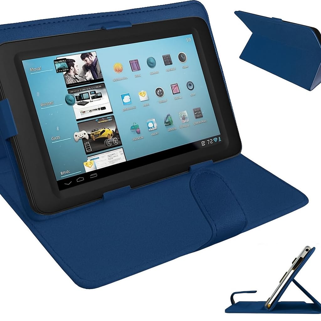 Universal Case for All 10 inch Tablet,Cover for 10.1 inch Tab, Travel Portable Protective Folio Leather Stand Shell for All Kinds of 9.6-10.5 inch Android/iOS/Windows Tablet