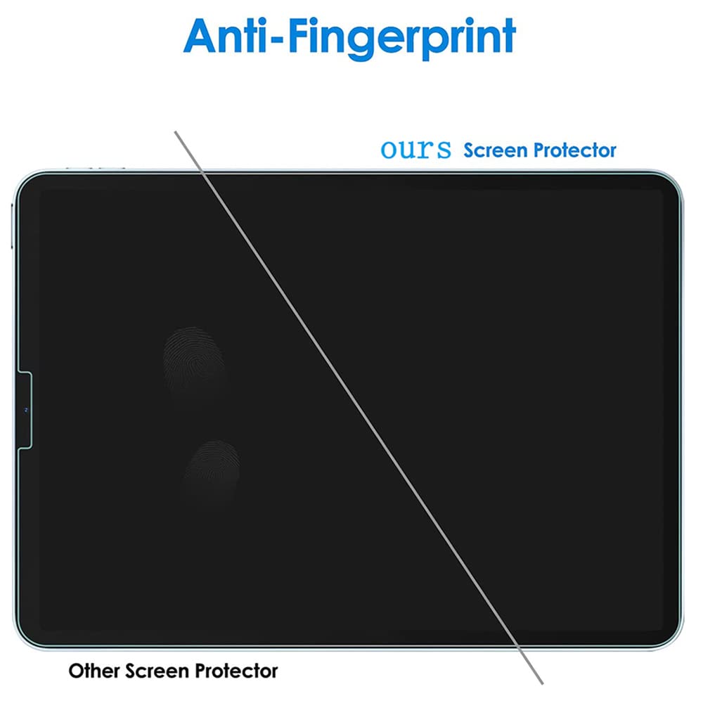 DIGITAL VANGUARD DISCOVERING POSSIBILITIES DV 2-Pack Screen Protector for iPad iPad Pro 11 11-Inch 2018,2020,2021,2022 Model Face ID Compatible, 9H Tempered Glass Film