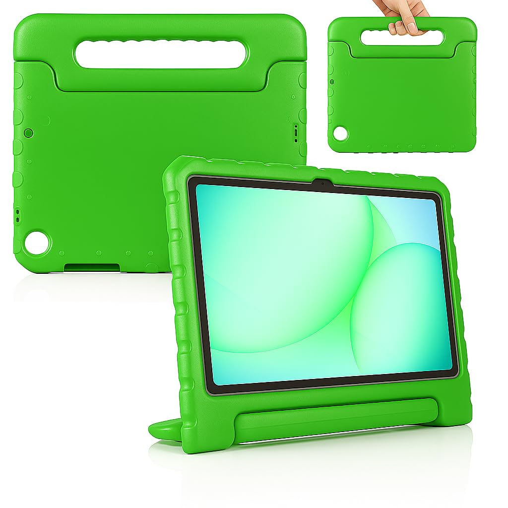 Kids Protective Case for Samsung Galaxy Tab A11 / A9 8.7 Inch Shockproof EVA Foam Handle Stand Cover for Galaxy Tab A11 (2025) / A9 (2023) SM-X130/X110