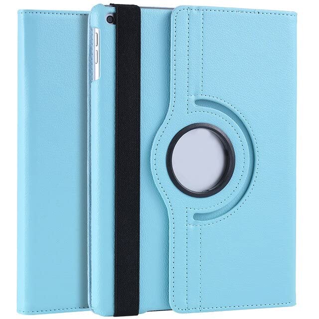 (DV) iPad 9.7inch 360° Rotating Case Cover For Apple iPad 9.7" Air1/ Air 2 & 5th Gen 2017-6th Gen 2018 Smart PU Leather Cover Auto Wake/Sleep