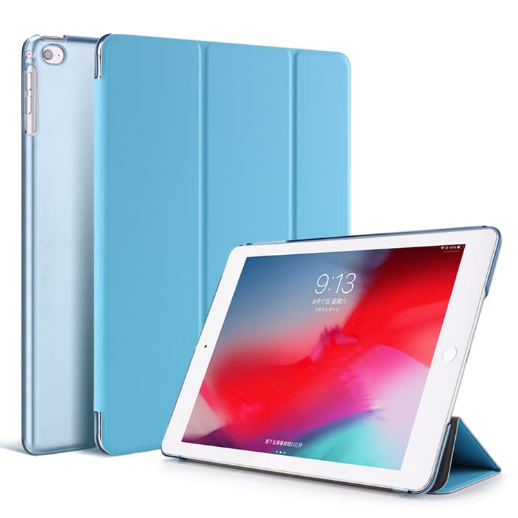 DV iPad 9.7 Inch 2017/2018 Smart Case Cover, Ultra Slim Lightweight Stand Case Shell with Translucent Back for Apple iPad 9.7 (Air, Air 2 2017, 2018) Auto Sleep&Wake