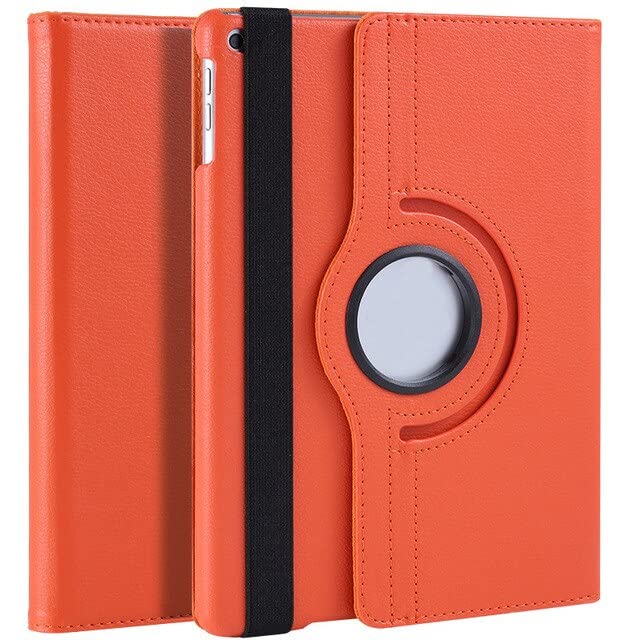 (DV) iPad 9.7inch 360° Rotating Case Cover For Apple iPad 9.7" Air1/ Air 2 & 5th Gen 2017-6th Gen 2018 Smart PU Leather Cover Auto Wake/Sleep