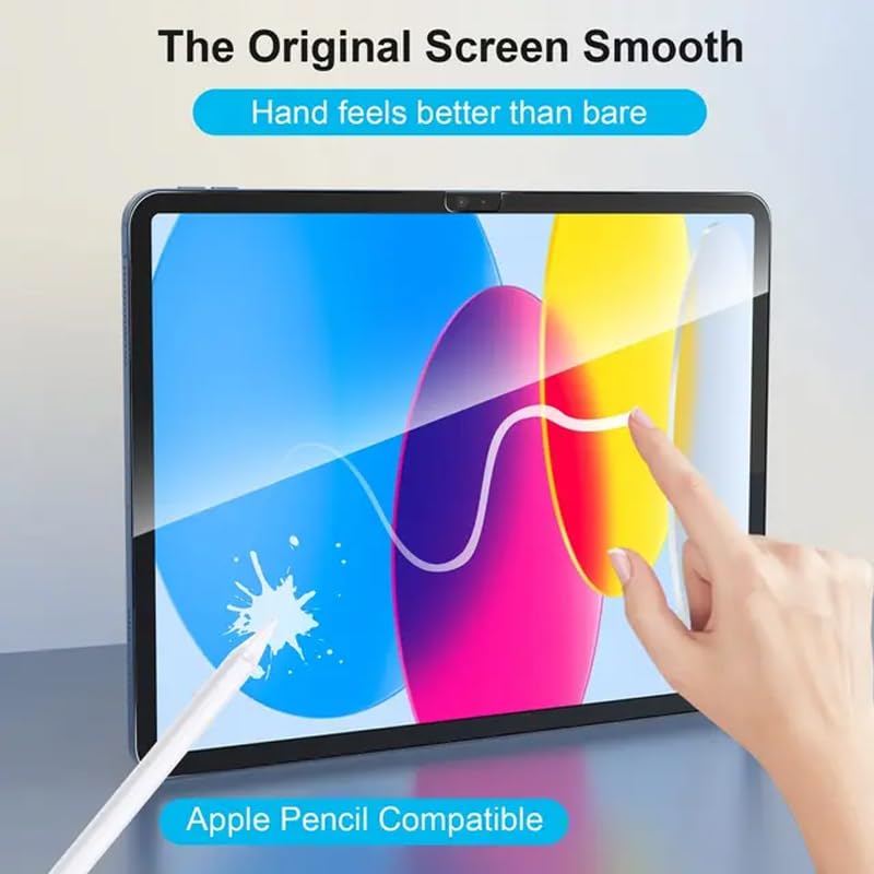 [TECH UK] 2 Pack Screen Protector for iPad A16 2025 11th / 10th Generation (2025/2022,11 inch/10.9 Inch) Tempered Glass Screen Film Guard -Clear
