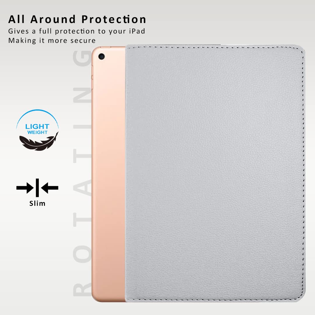 DV 360 Degree PU Leather Rotating Stand Swivel Case for iPad Mini 5 (A2126 / A2124 / A2133 / A2125), iPad Mini 4 (A1538 / A1550), Folio Cover, Hardback and Shockproof