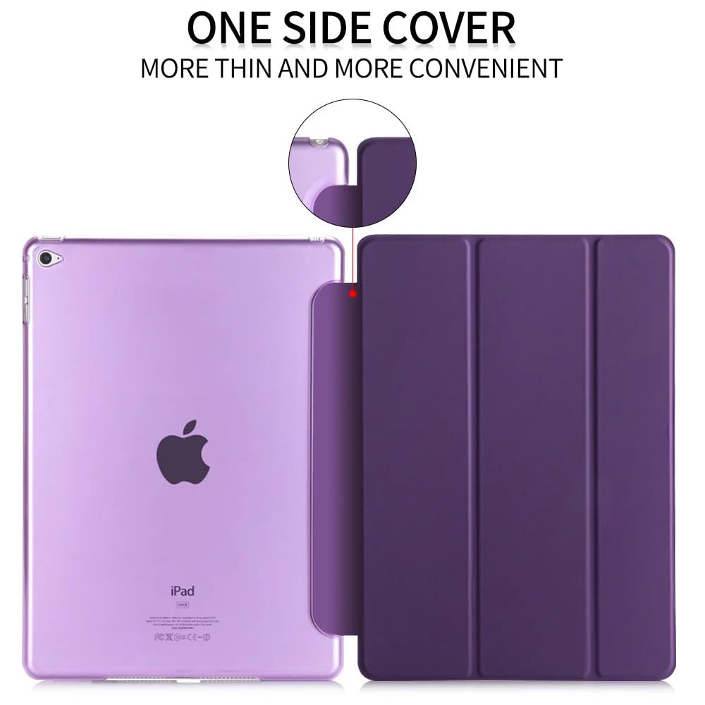 [SU] iPad 6th 5th Generation Case iPad 9.7 Inch Case 2018 2017 iPad Air Case iPad Air 2 Case Smart Folio Stand Protective With Back Cover Auto Wake Sleep