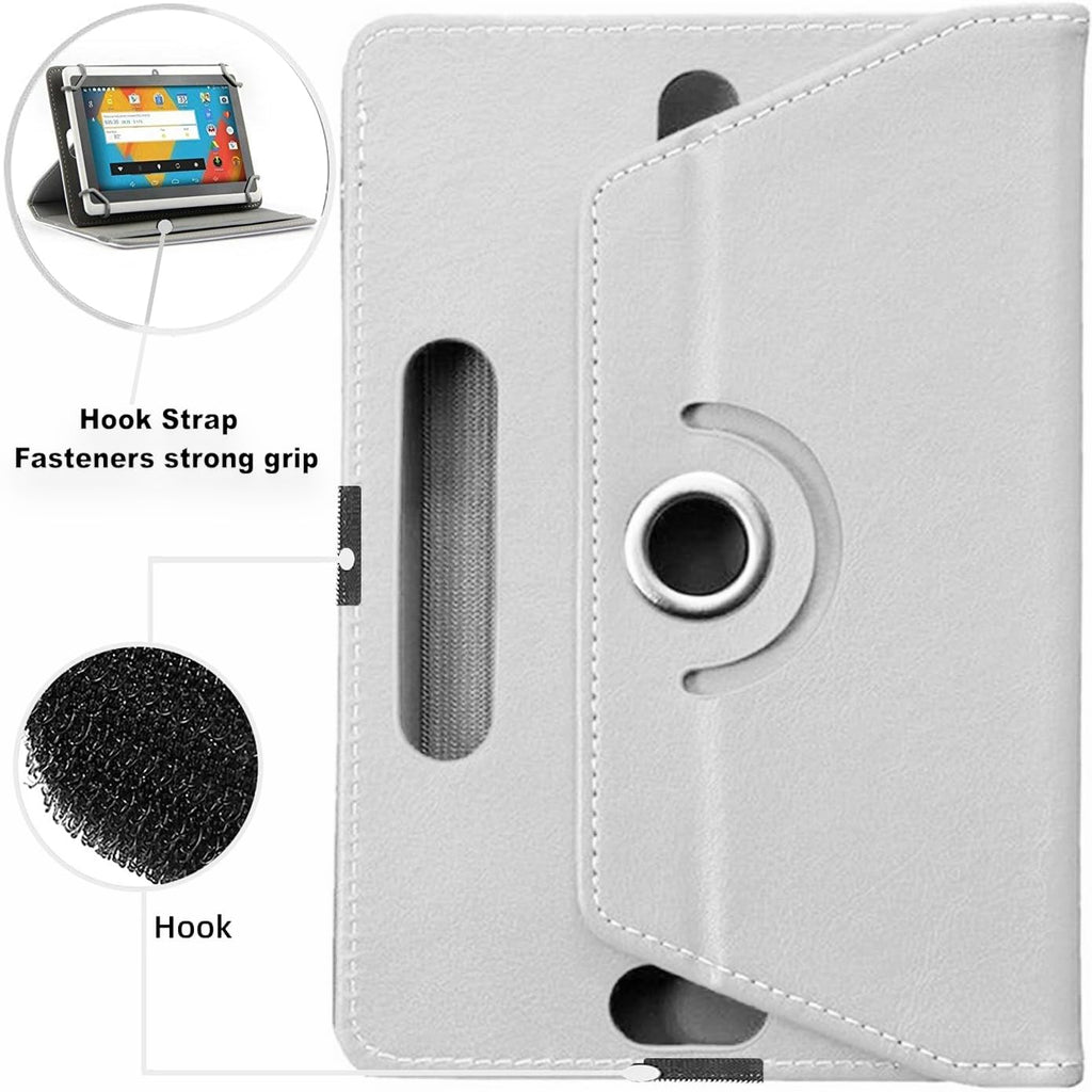 SU 10 inch Tablet Case - Universal Stand Case Folio Cover Magic Leather 360° Rotating Case Fits for ALL 10 Inch & 10.1in Inch Tablets + Stylus Pen