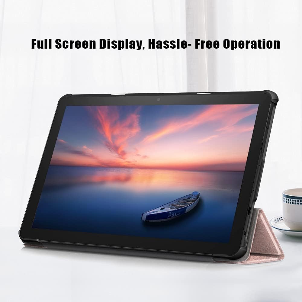 Case for Samsung Galaxy Tab S10 FE 2025/ S9 FE 10.9 Inch/ S9 11 Inch 2023, Multi-Angle Viewing Protective Cover with Pocket, Auto Sleep/Wake