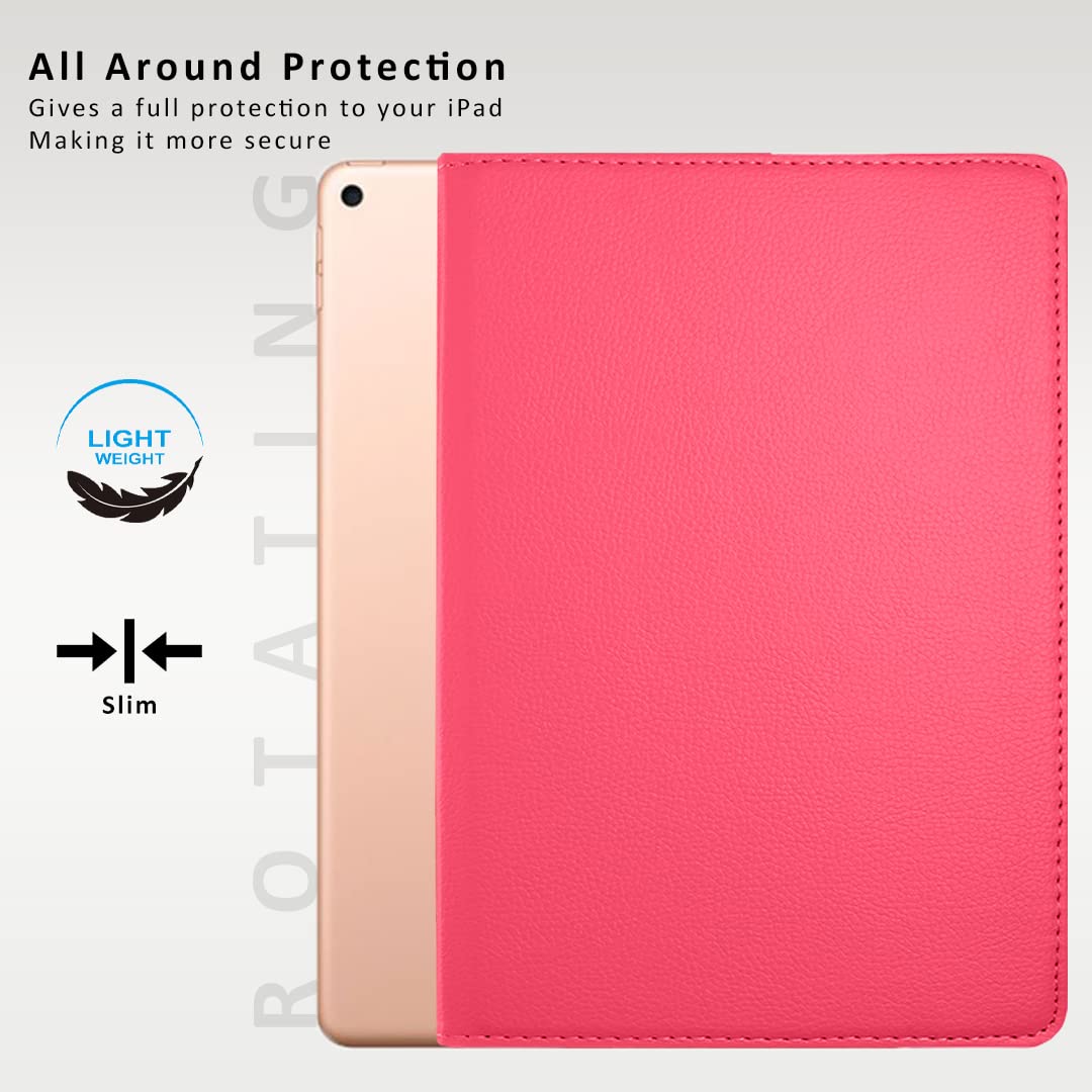 DV 360 Degree PU Leather Rotating Stand Swivel Case for iPad Mini 5 (A2126 / A2124 / A2133 / A2125), iPad Mini 4 (A1538 / A1550), Folio Cover, Hardback and Shockproof