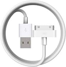 USB Charging and Sync Cable for Apple Devices with 30-Pin Connectors, 1 m